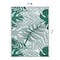 World Rug Gallery Tropical Leaf Reversible Recycled Plastic 5' X 7' Green Outdoor Rug 6066GREEN5X7 - alternate 5